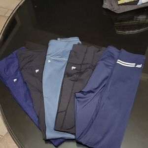 Fabletics Leggings Set in Blue and Black